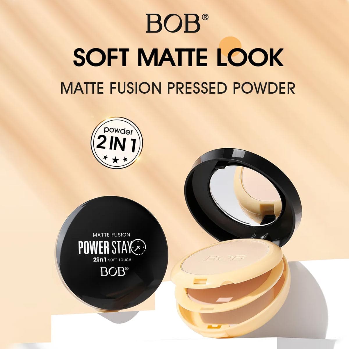Bob Matte Fusion Power Stay Compact Powder