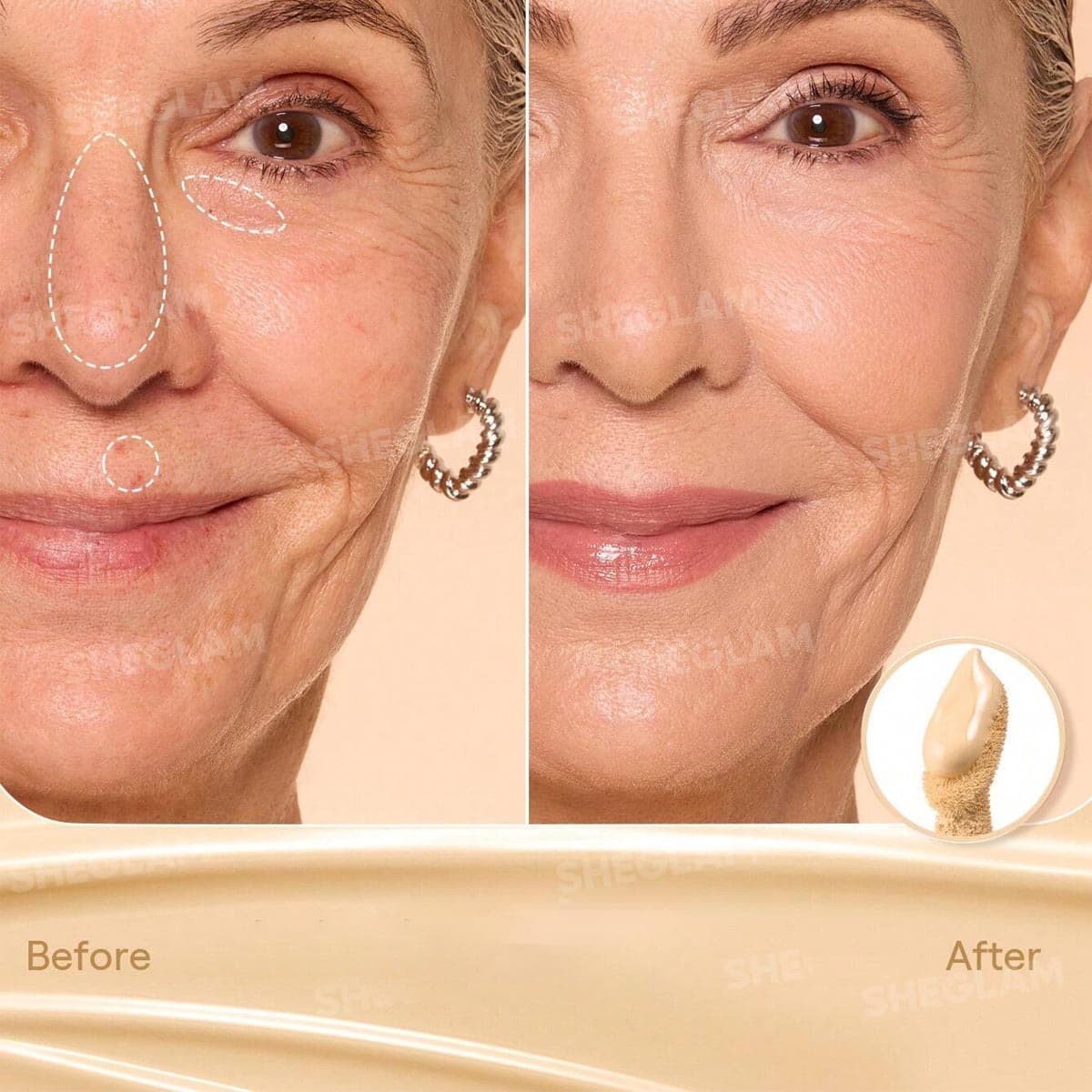 Sheglam Hideaway Full-Coverage Concealer