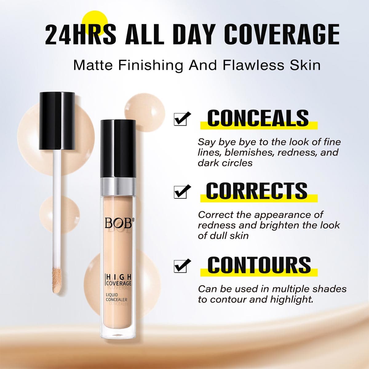 Bob High Coverage Concealer