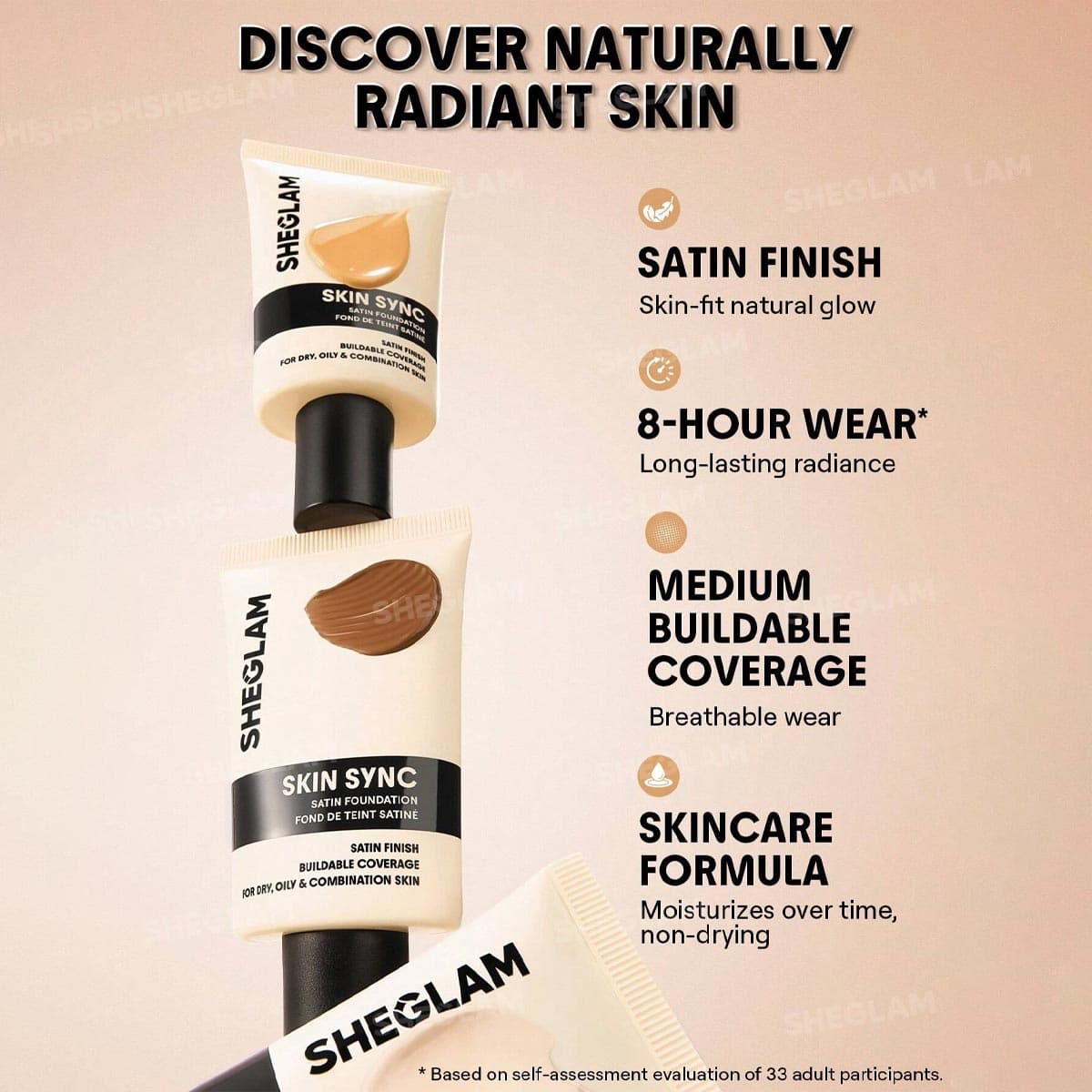 Sheglam Skin Sync Satin Foundation