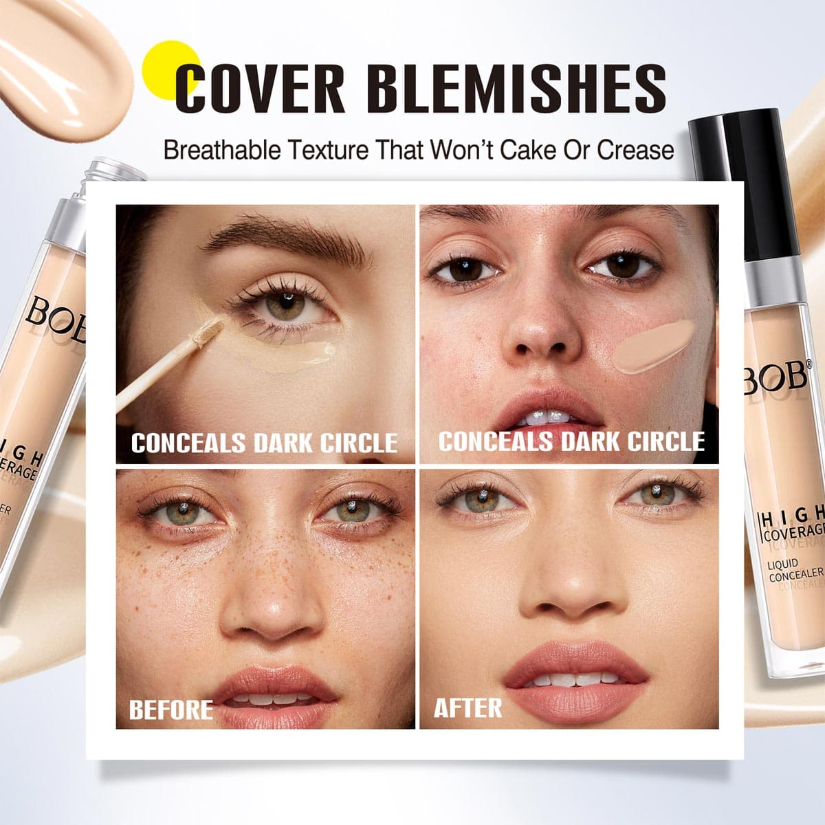 Bob High Coverage Concealer