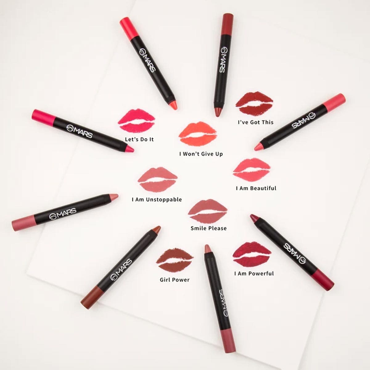 Mars Won't Smudge Matte Lip Crayon