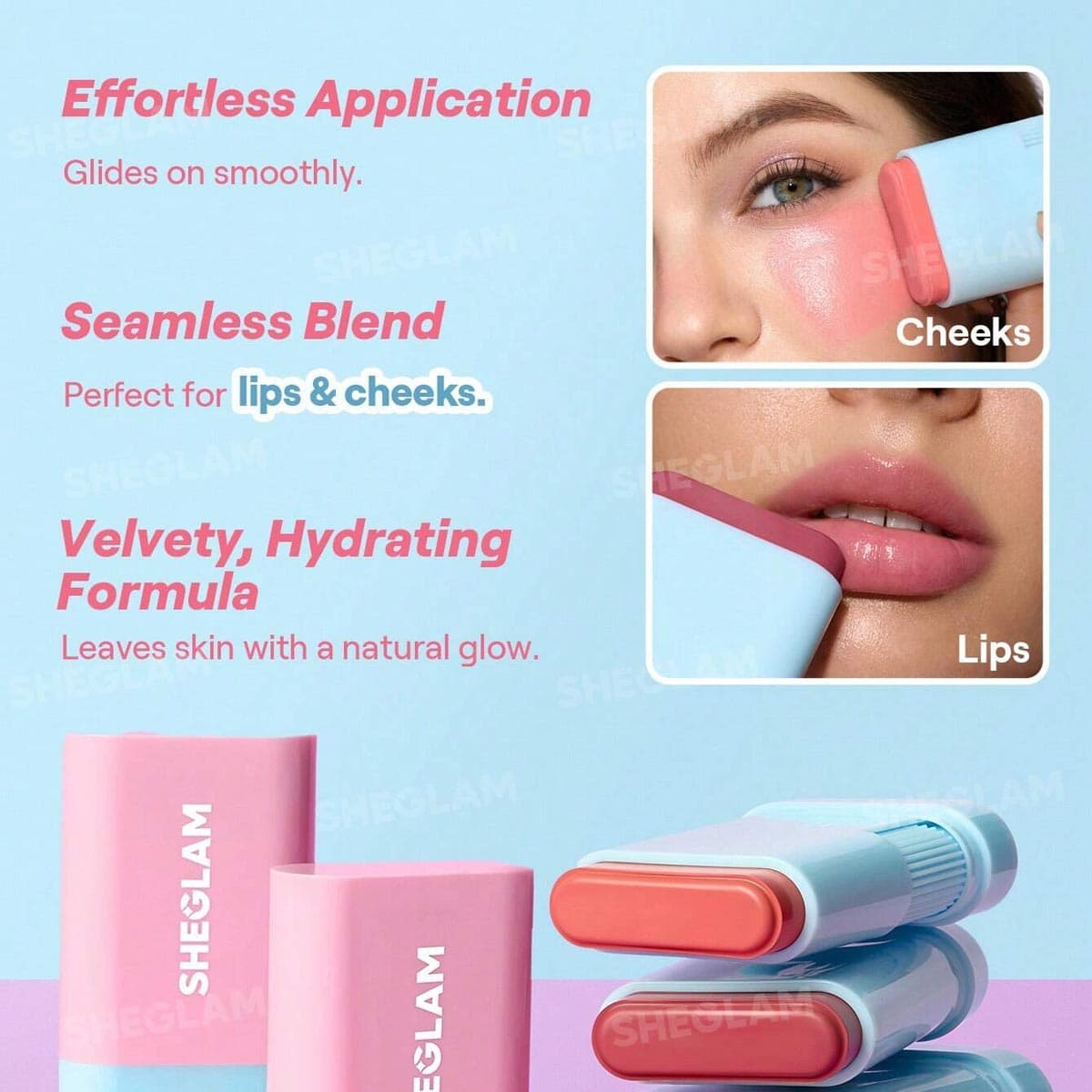 Sheglam Glass Glow Blush Stick
