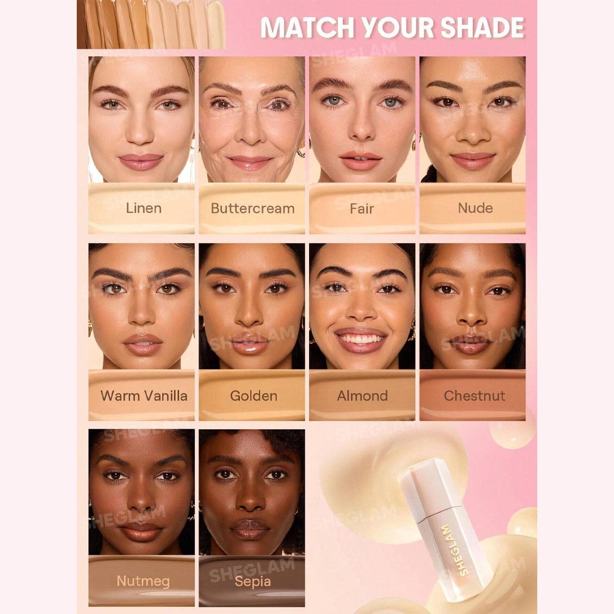 Sheglam Hideaway Full-Coverage Concealer