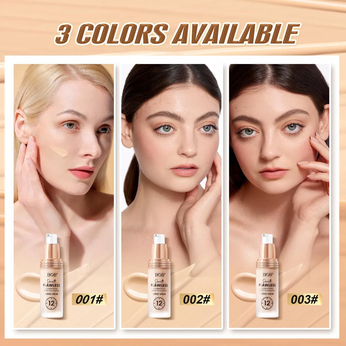 Bob Smooth Flawless Moist Long Wear Foundation