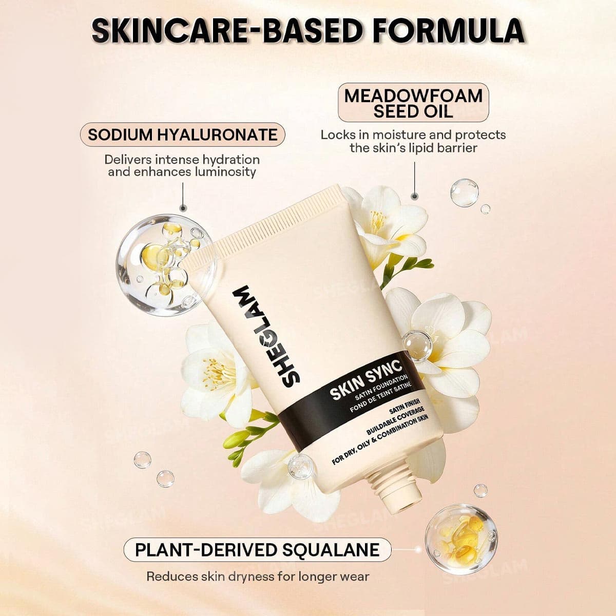 Sheglam Skin Sync Satin Foundation