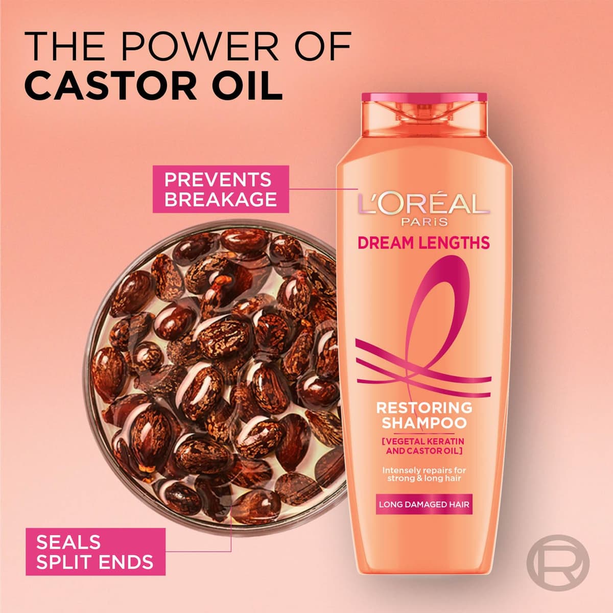 Loreal Dream Lengths Restoring Shampoo (Indian Variant)