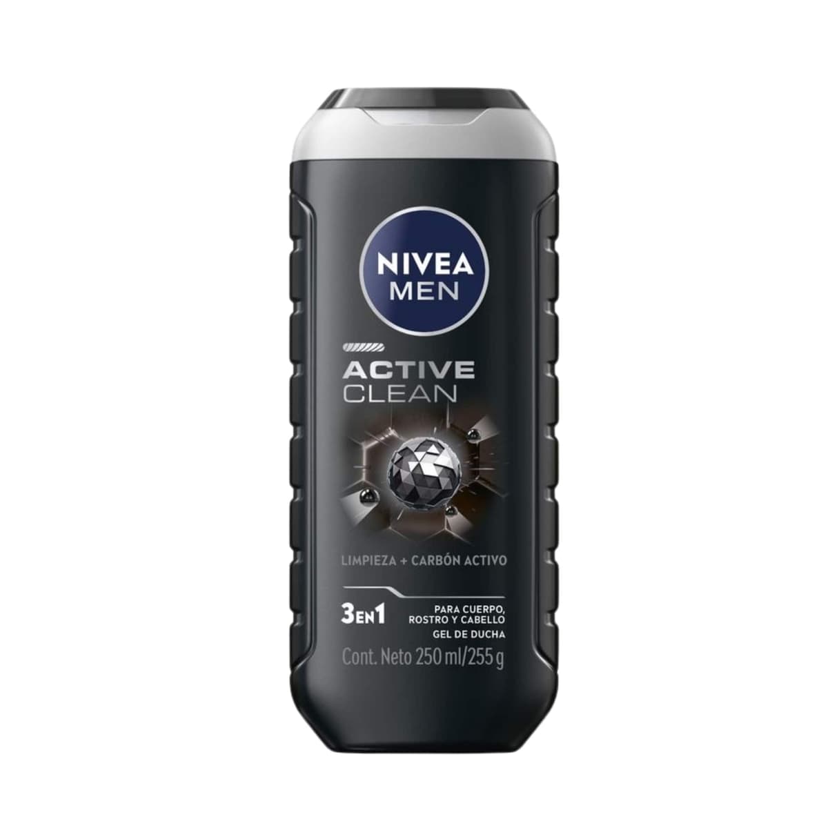 Nivea Men Active Clean 3in1 Body, Face & Hair Shower Gel