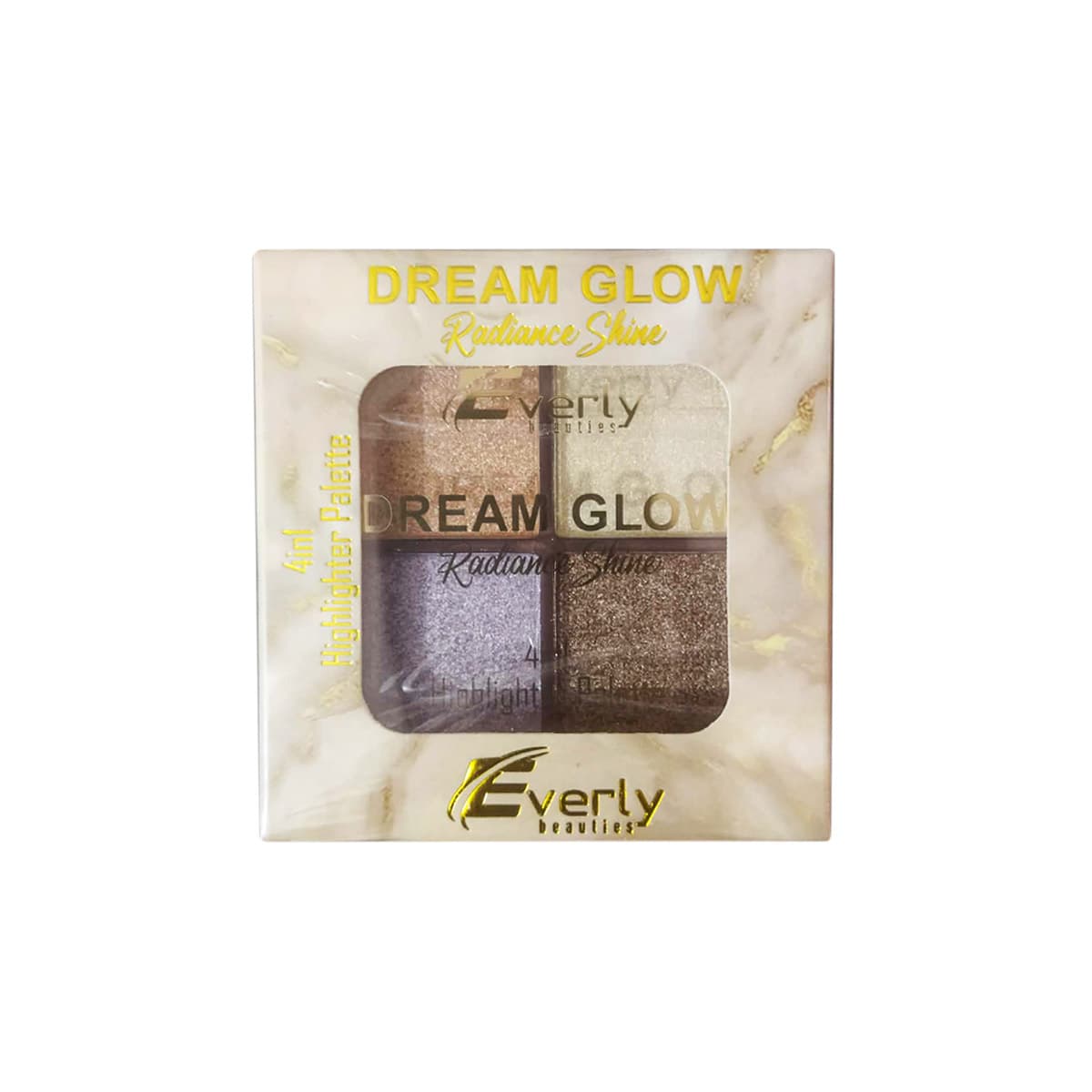 Everly Beauties 4-in-1 Highlighter Palettes (Dream Glow)