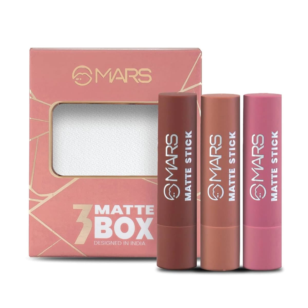 Mars Matte Lipsticks Box | Set of 3