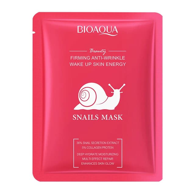 Bioaqua Firming Anti-Wrinkle Snail Facial Sheet Mask