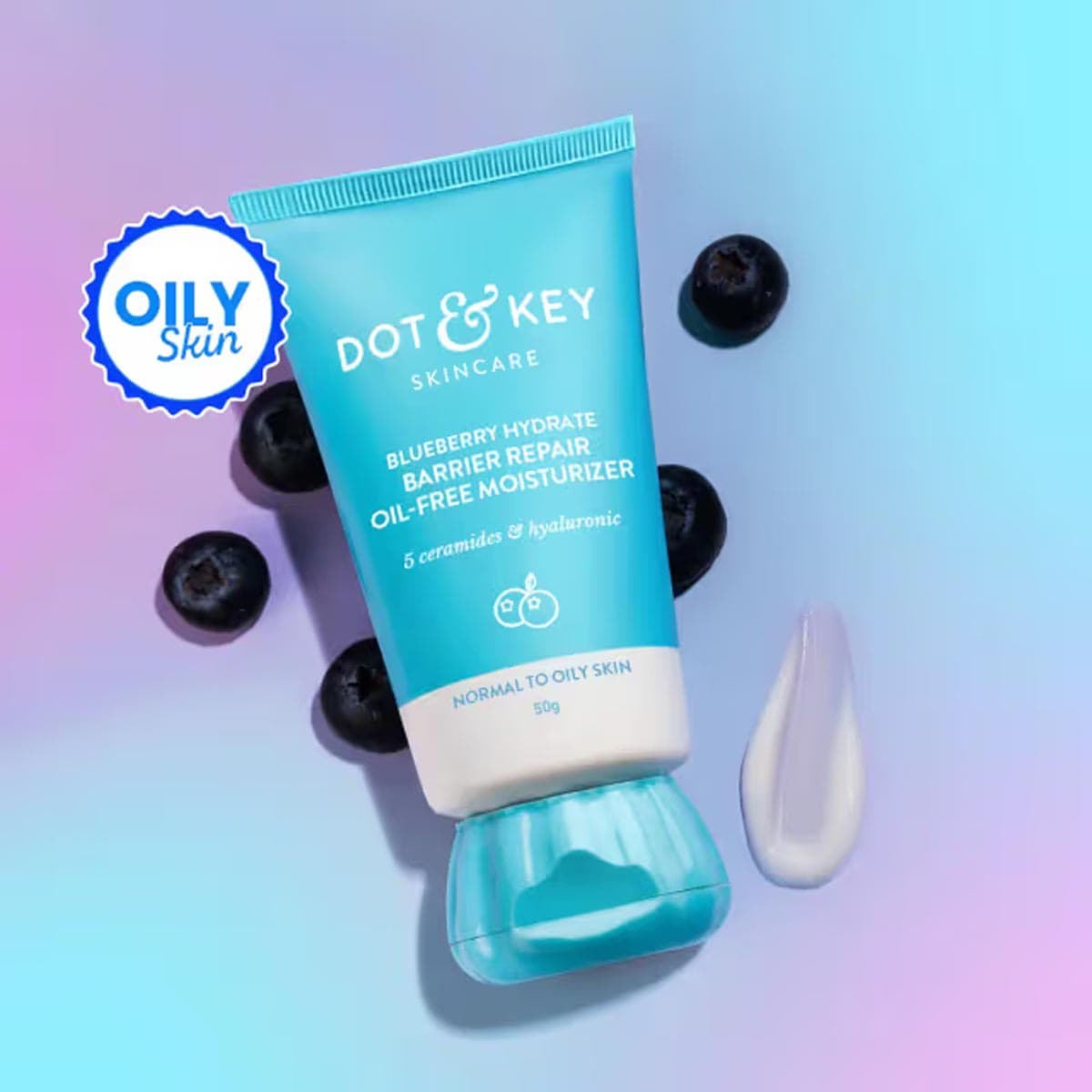 Dot & Key Blueberry Hydrate Barrier Repair Oil Free Moisturizer (Normal to Oily Skin)