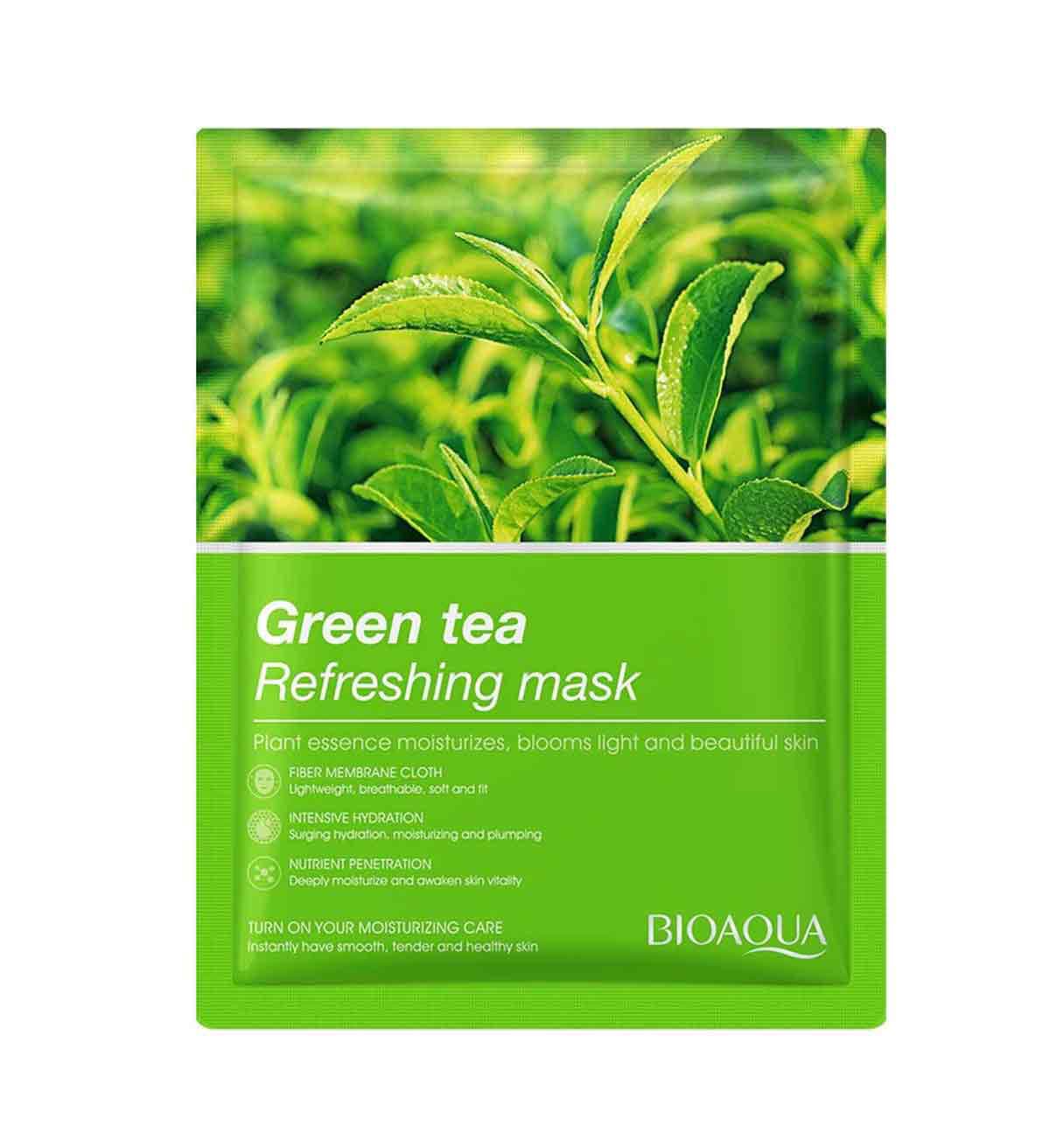 Bioaqua Green Tea Refreshing Face Sheet Mask