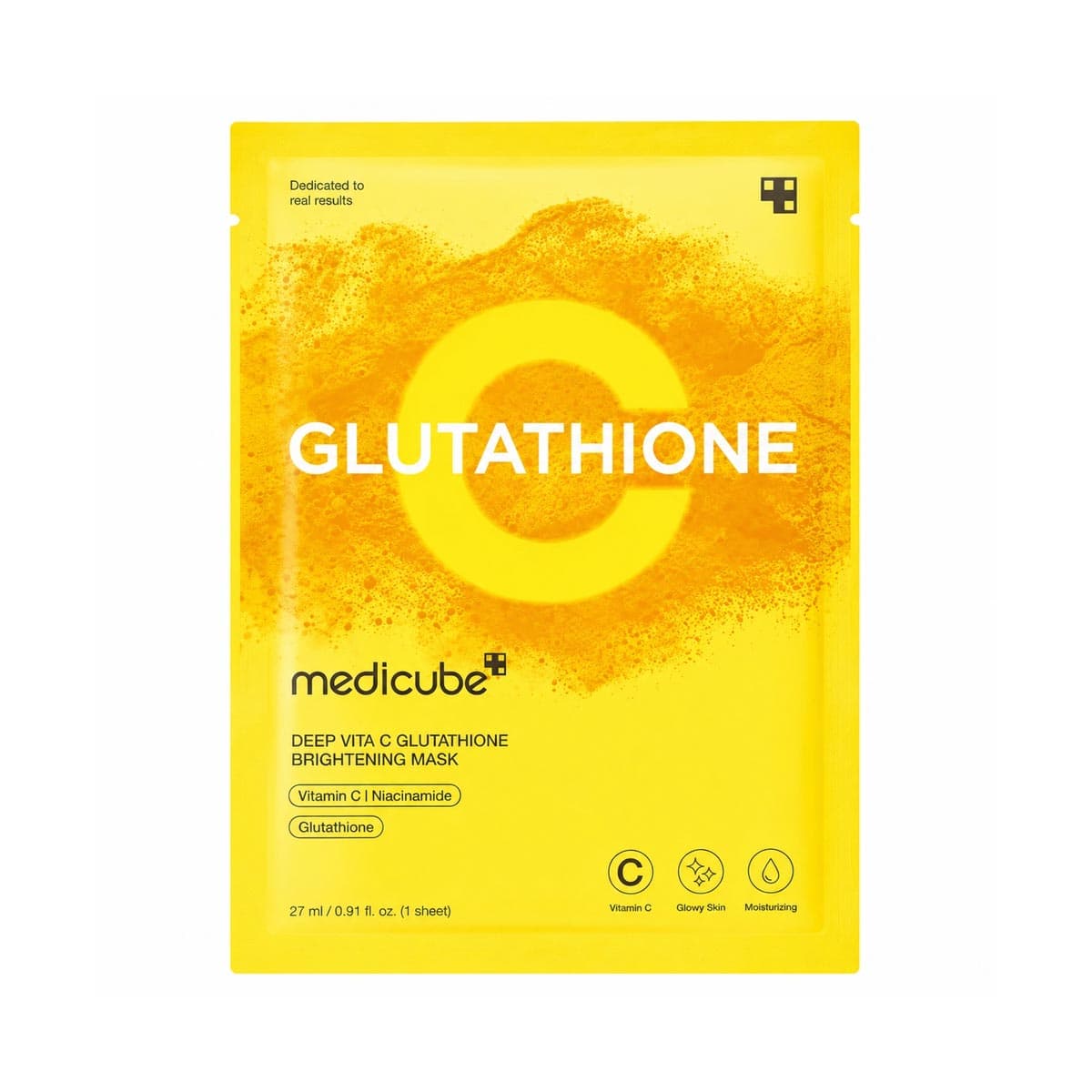 Medicube Deep Vita C Glutathione Brightening Mask