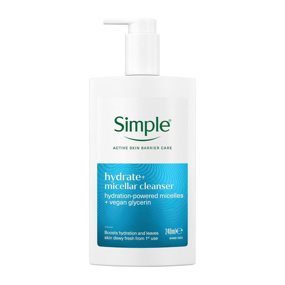 Simple Hydrate+ Micellar Facial Cleanser