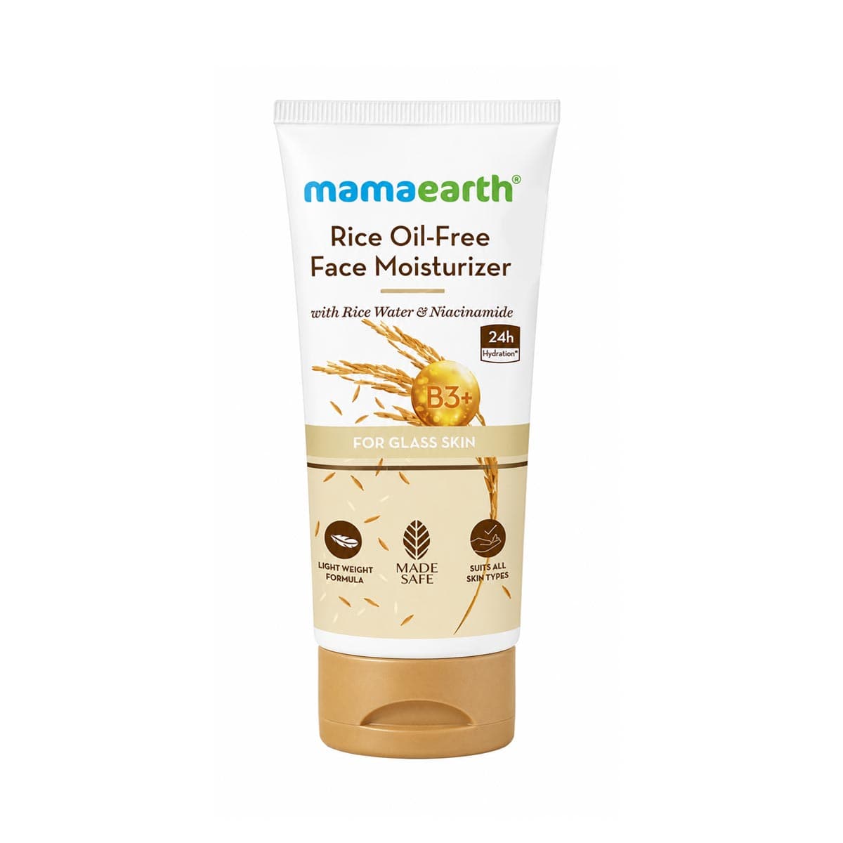 Mamaearth Rice Oil-Free Face Moisturizer For Glass Skin