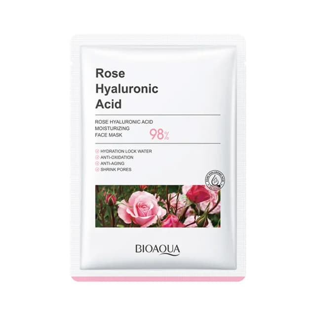 Bioaqua Rose Hyaluronic Acid Moisturizing Facial Mask