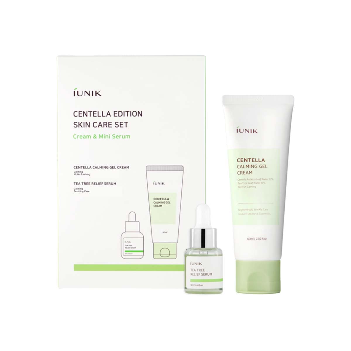 iUNIK Centella Edition Skincare Set (Cream & Mini Serum)
