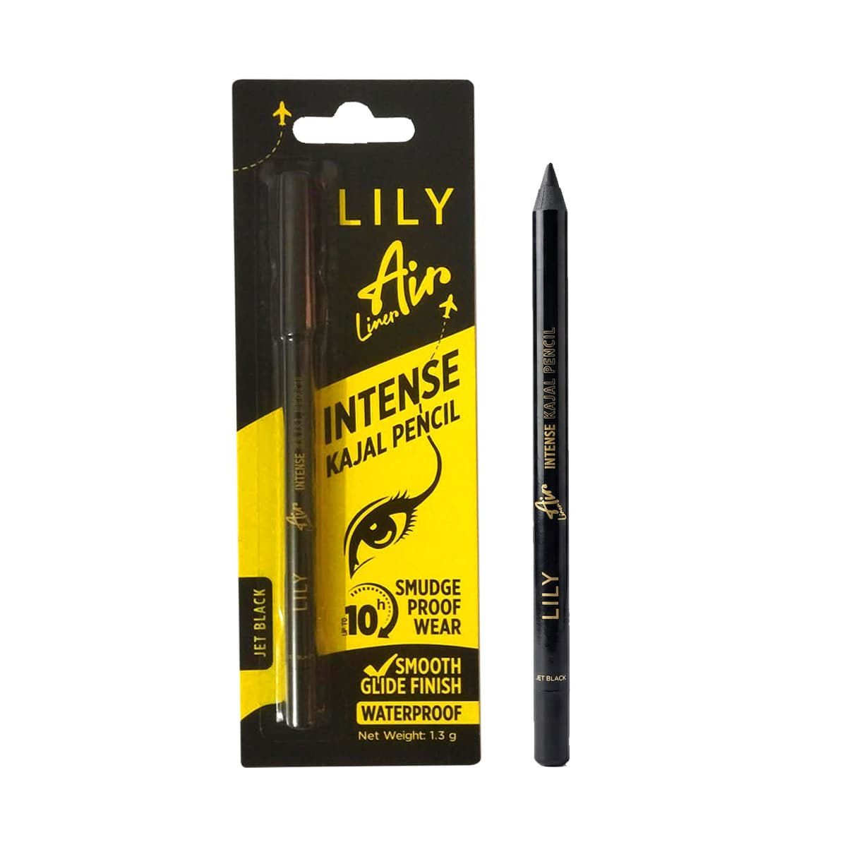Lily Air Liner Intense Kajal Pencil (Black)
