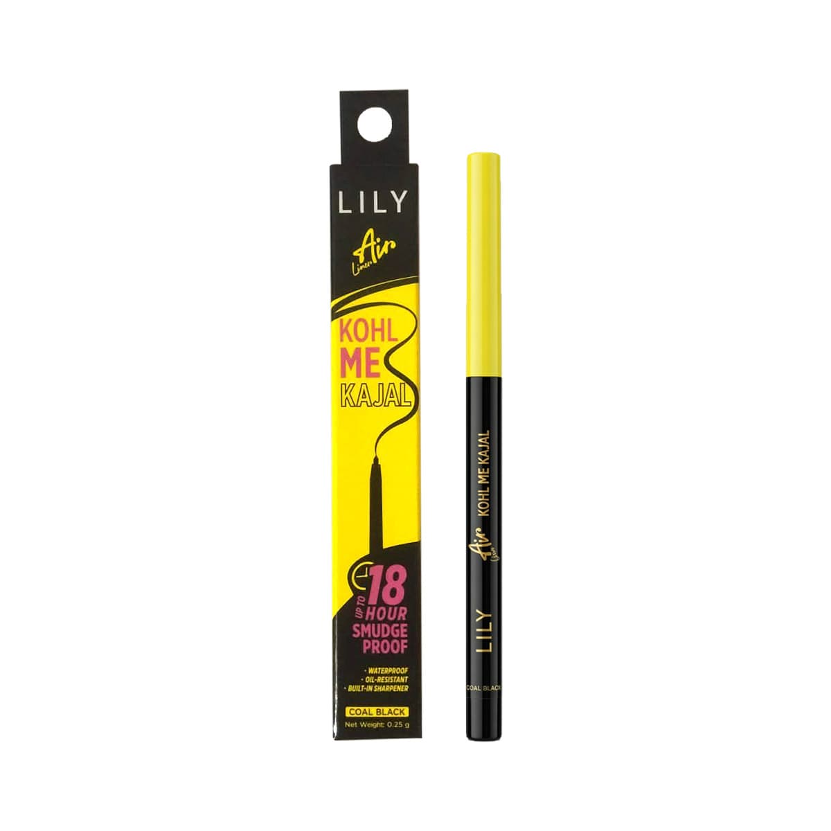 Lily Air Liner Kohl Me Kajal (Black)