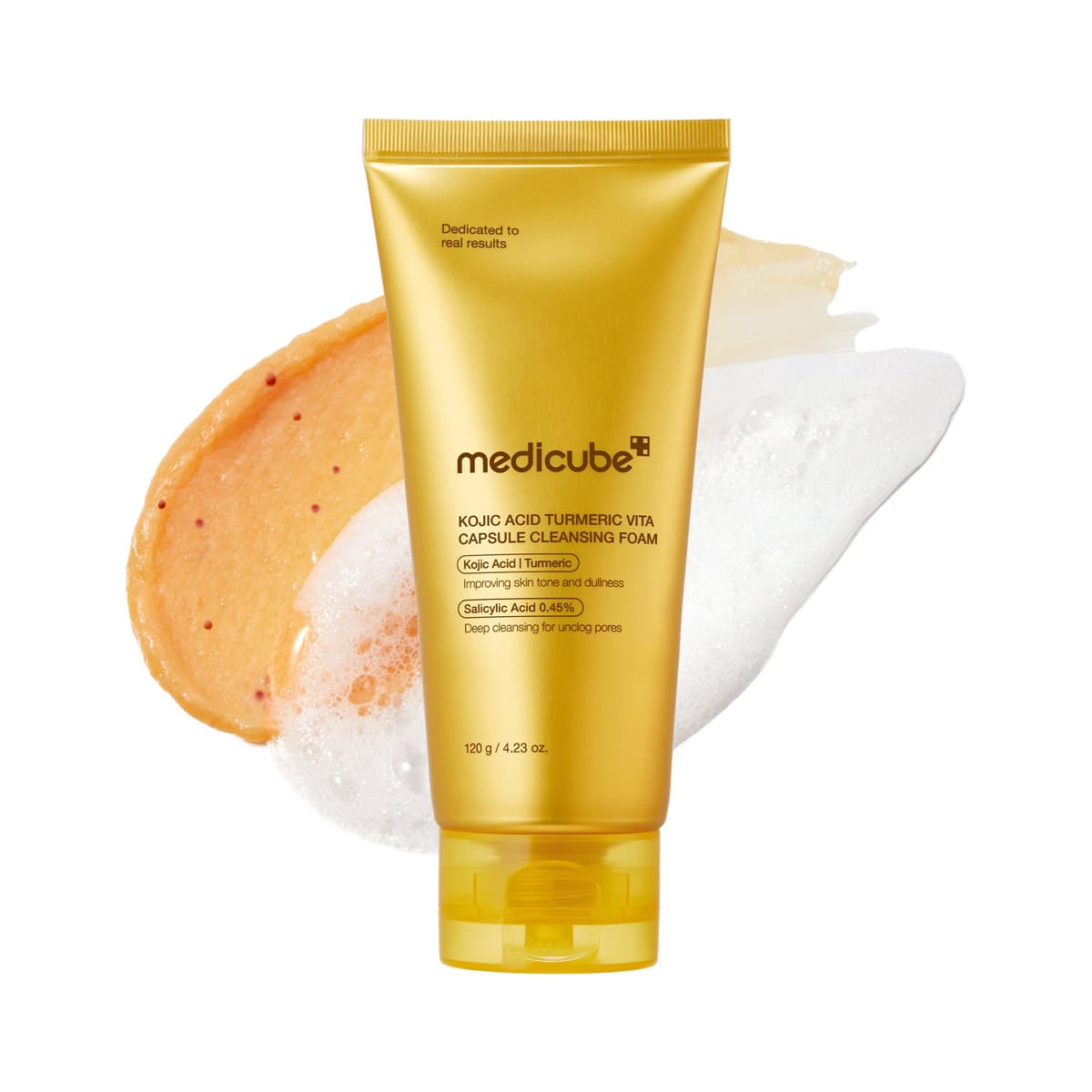 Medicube Kojic Acid Turmeric Vita Capsule Cleansing Foam