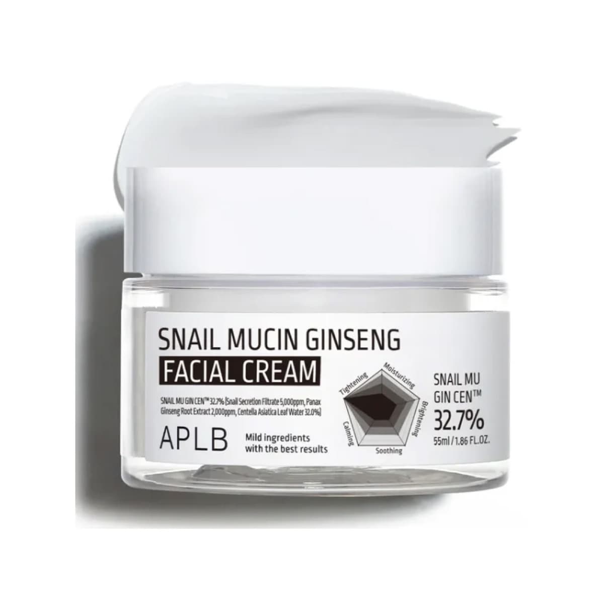 APLB Snail Mucin Ginseng Facial Cream (Exp - Sep/27)
