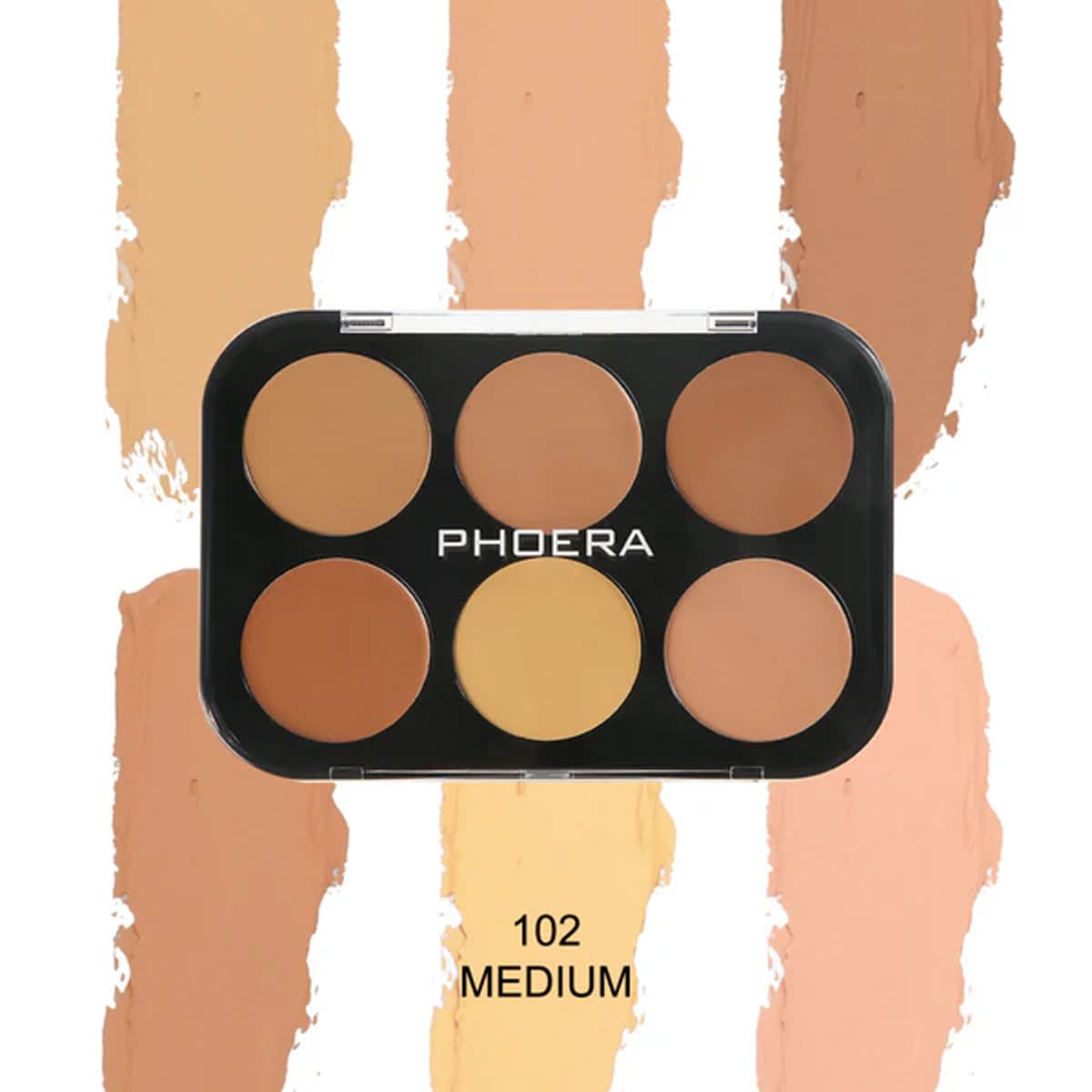 Phoera Cream Concealer Correct Contour Palette
