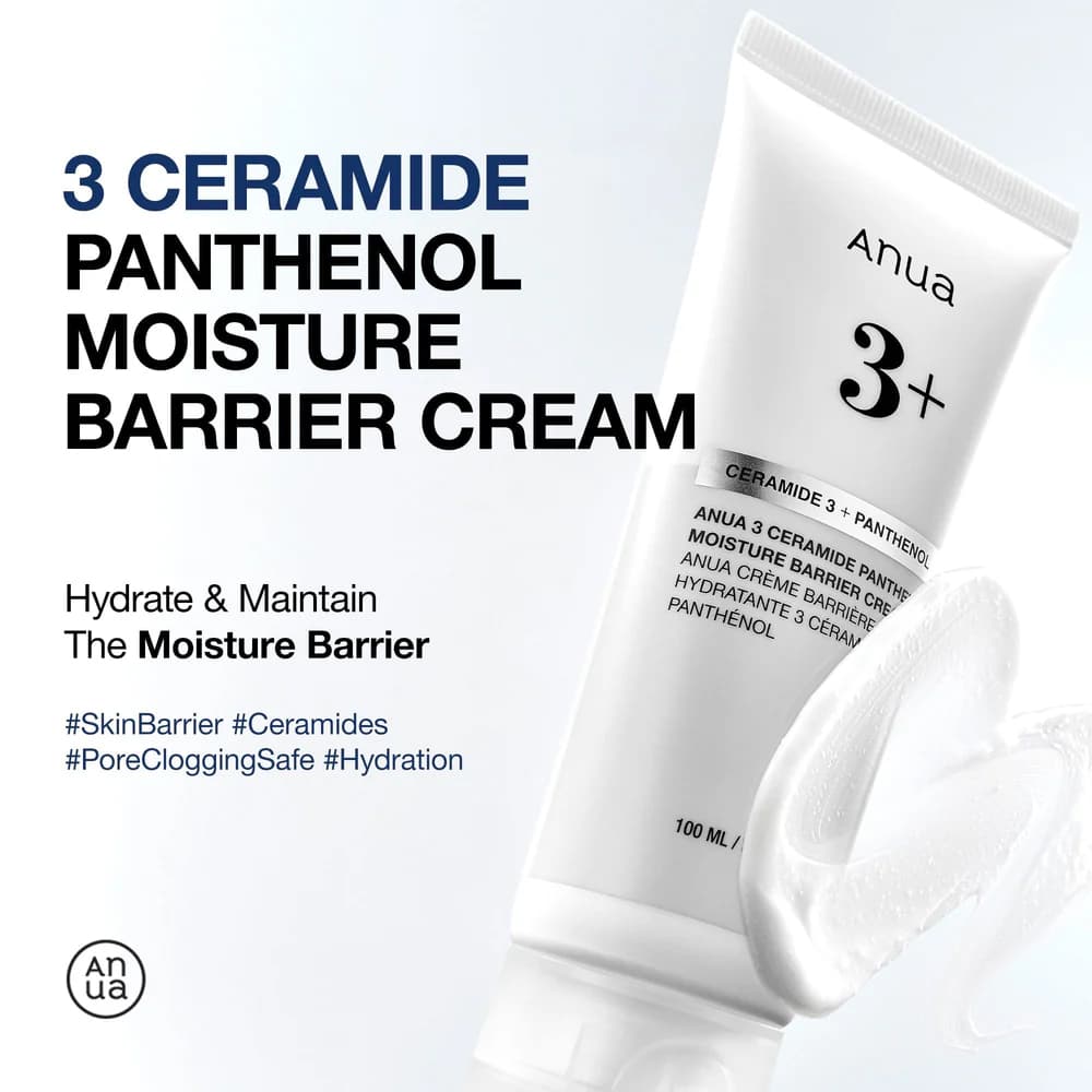 ANUA 3+ Ceramide Panthenol Moisture Barrier Cream