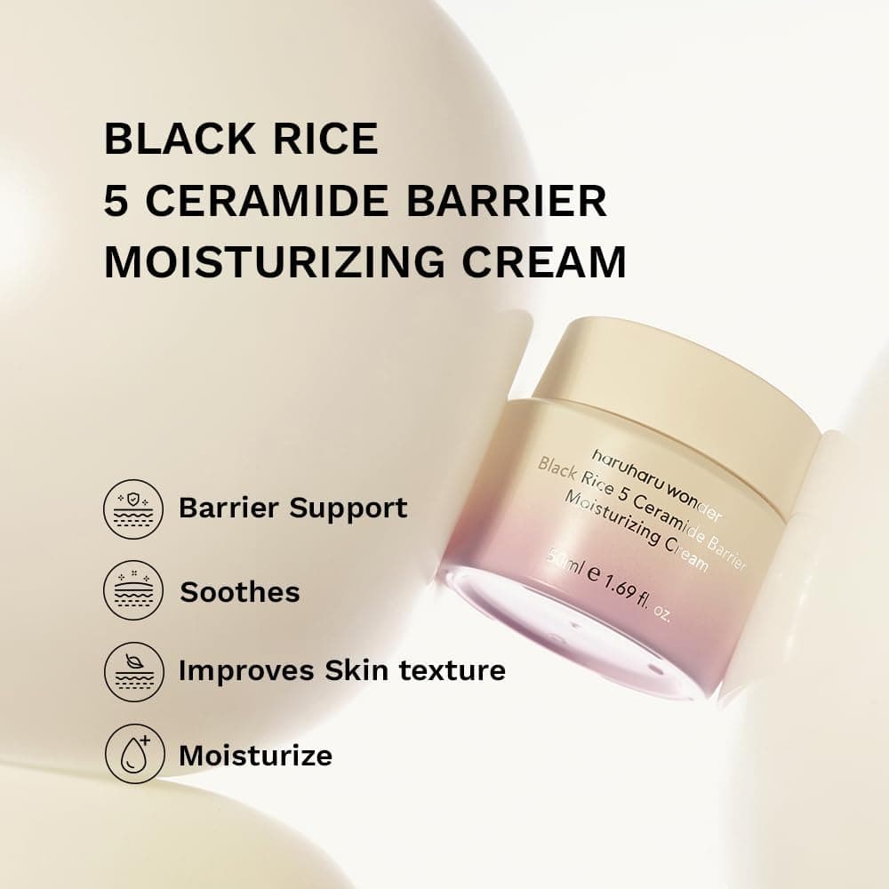 haruharu Black Rice 5 Ceramide Barrier Moisturizing Cream
