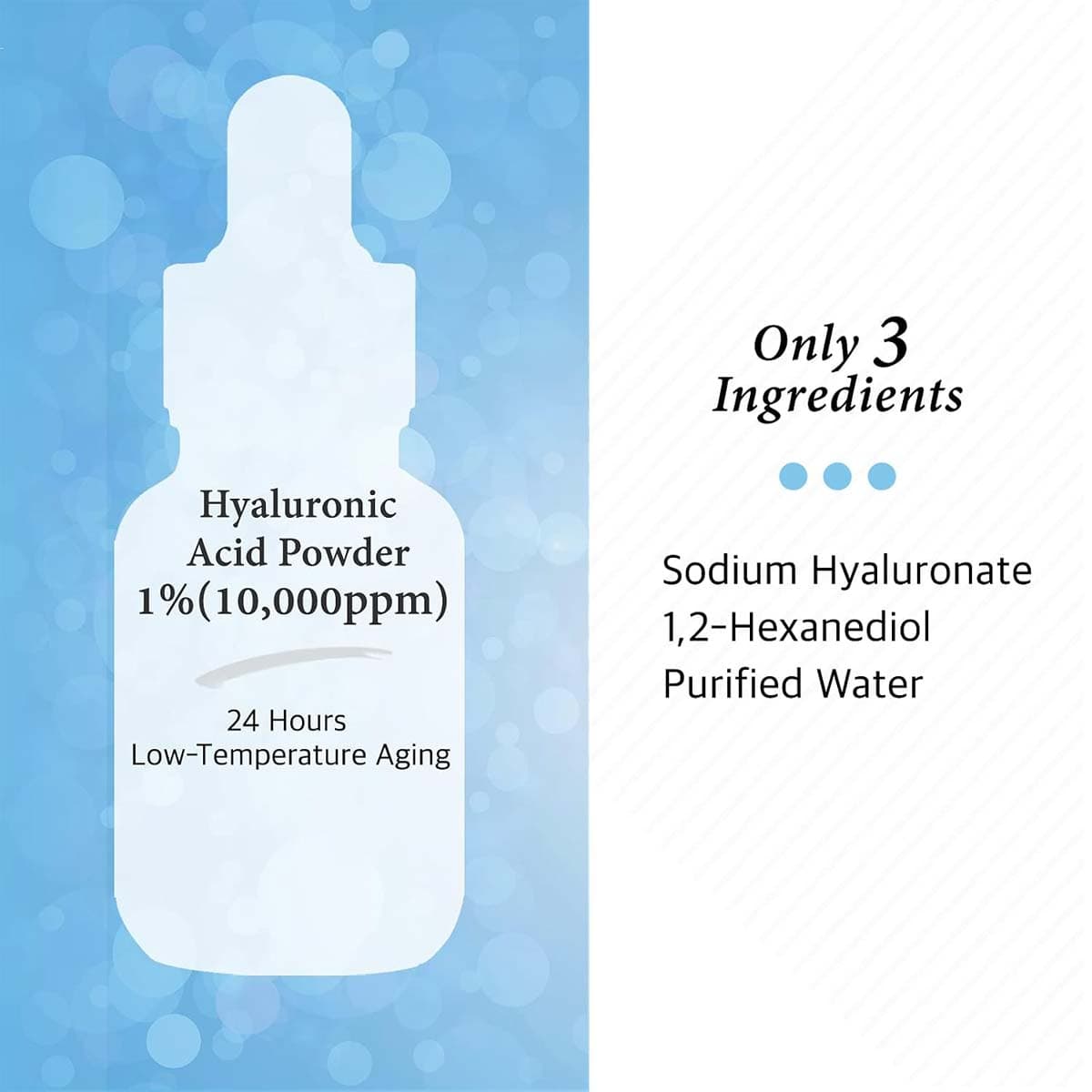 Cos De Baha Pure Hyaluronic Acid 1% Powder Solution Serum (H)