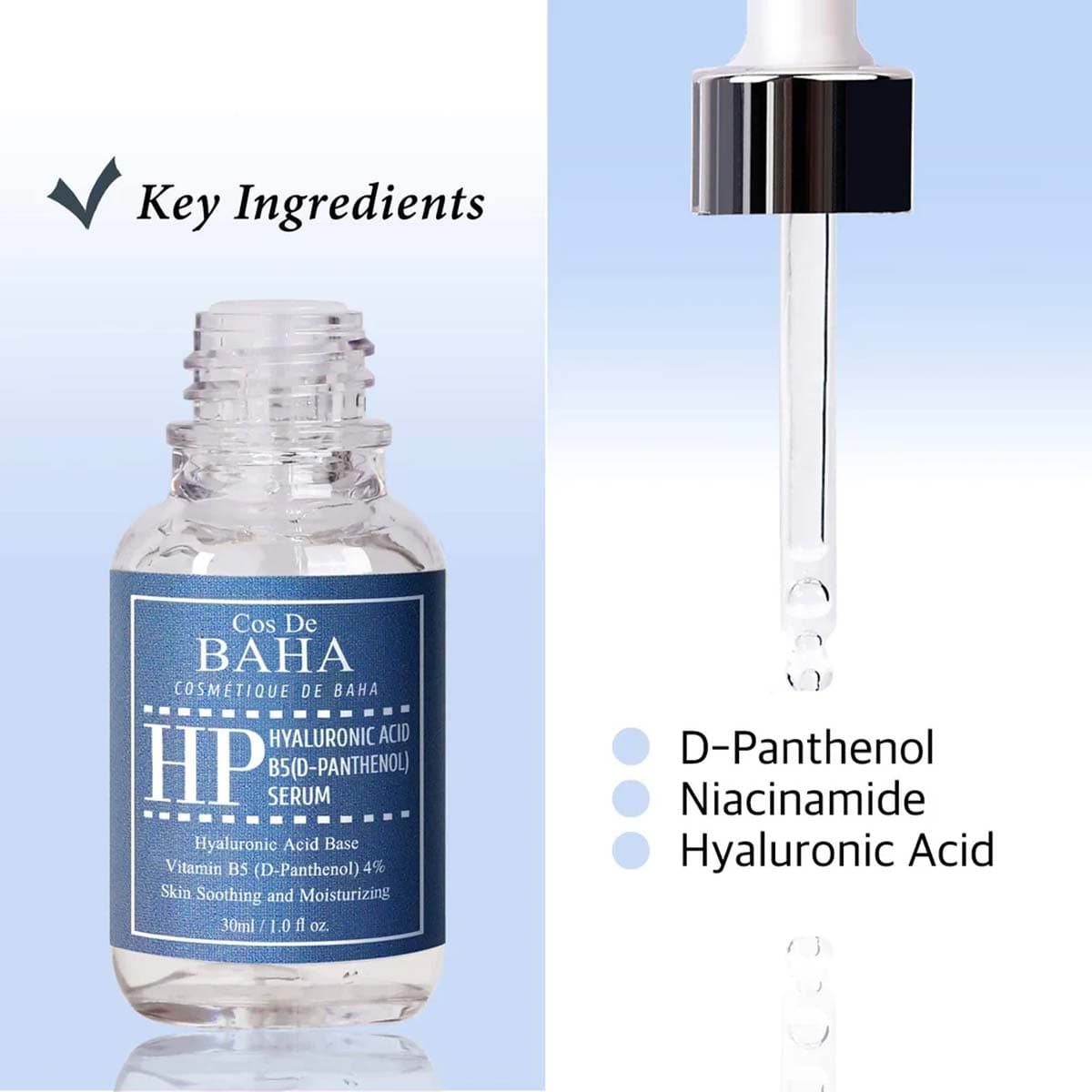 Cos De Baha Hyaluronic Acid B5 (D-Panthenol) Serum (HP)