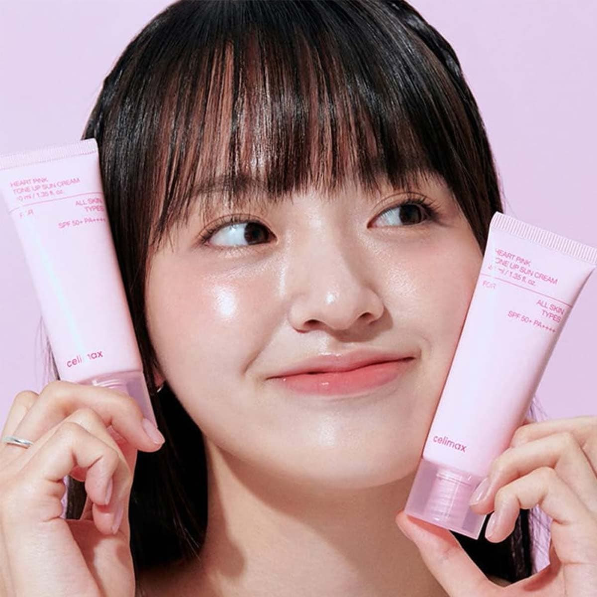 Celimax Heart Pink Tone Up Sun Cream