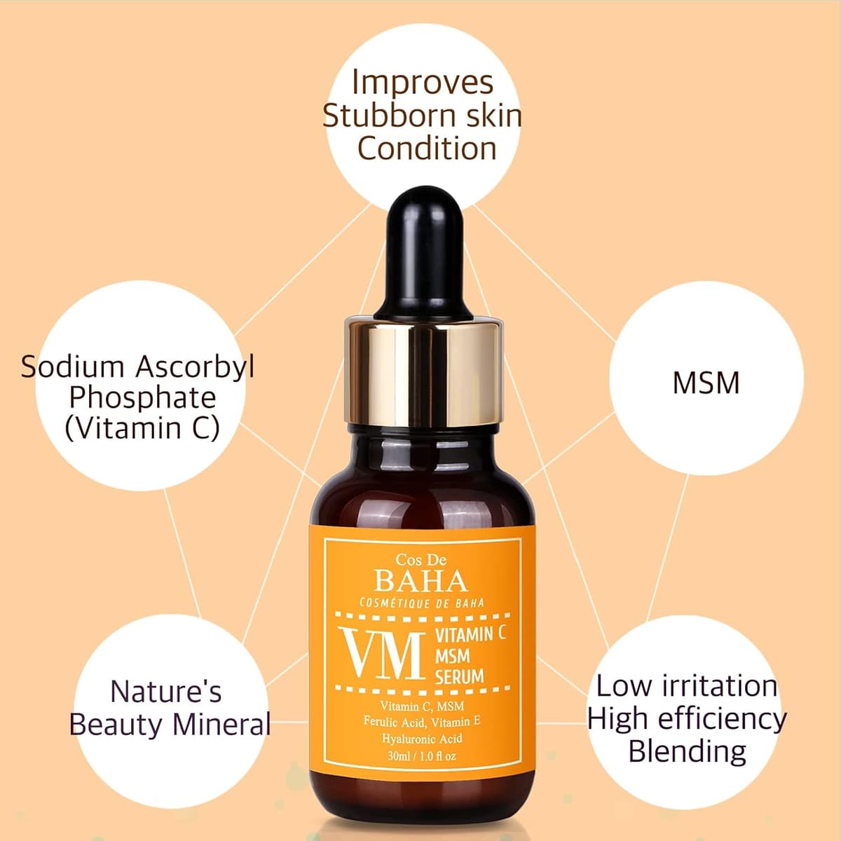 Cos De Baha Vitamin C MSM Serum (VM)