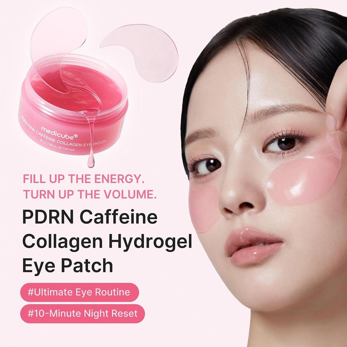 Medicube PDRN Pink Caffeine Collagen Eye Patch