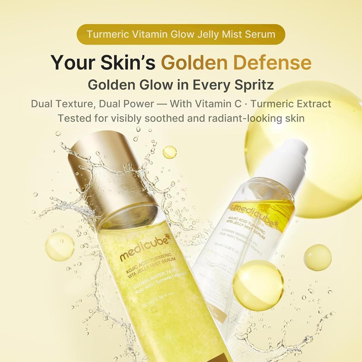 Medicube Kojic Acid Turmeric Vita Jelly Mist Serum