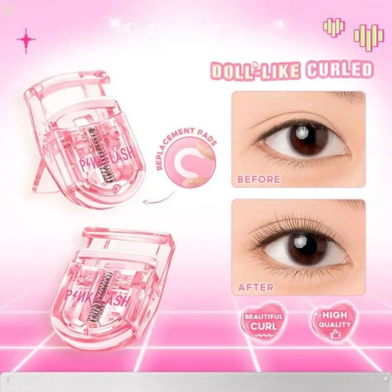 T17-Pink Flash Eyelash Curler