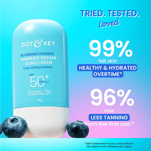 Dot & Key Blueberry Hydrate Barrier Repair Sunscreen
