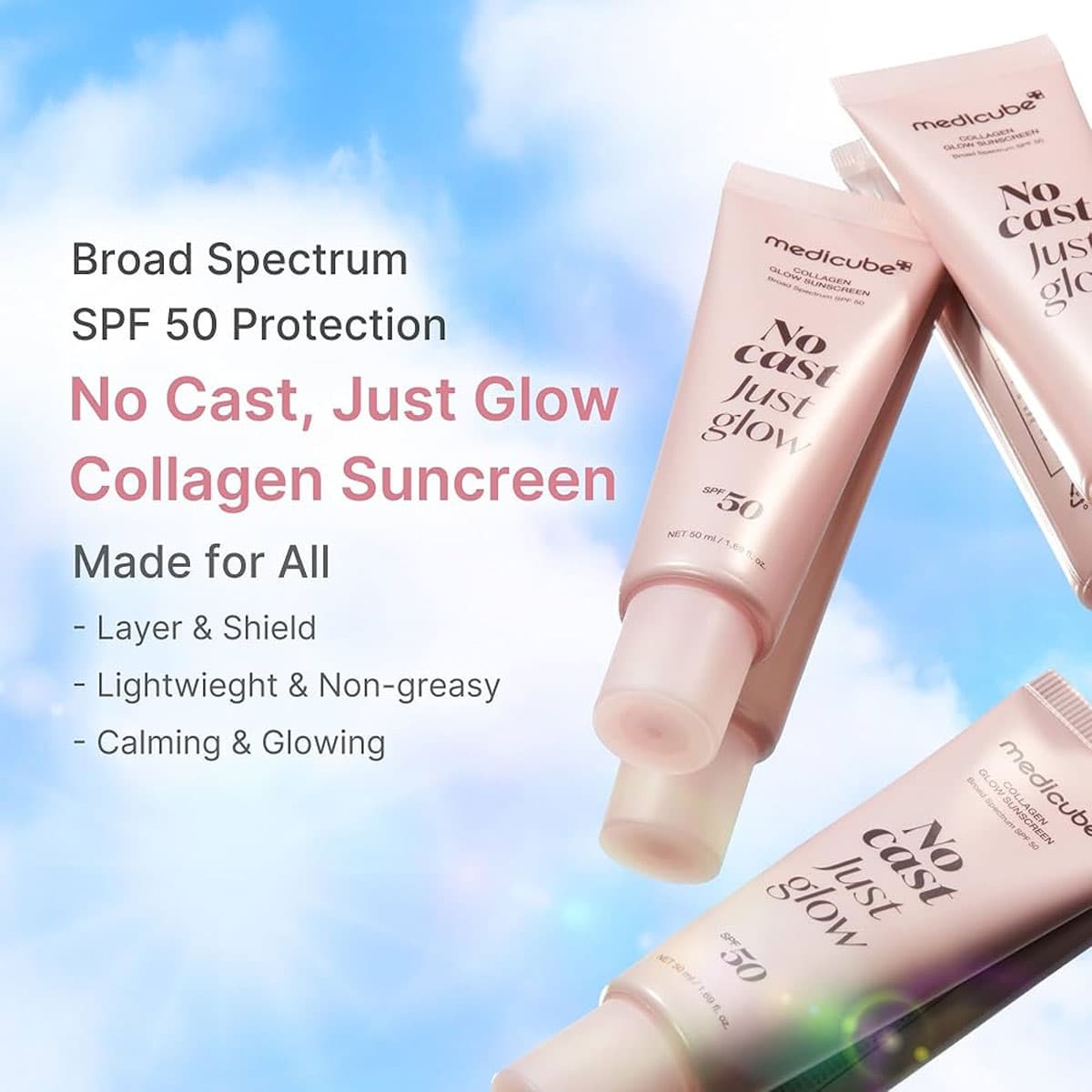 Medicube Collagen Glow Sunscreen SPF50+ PA++++