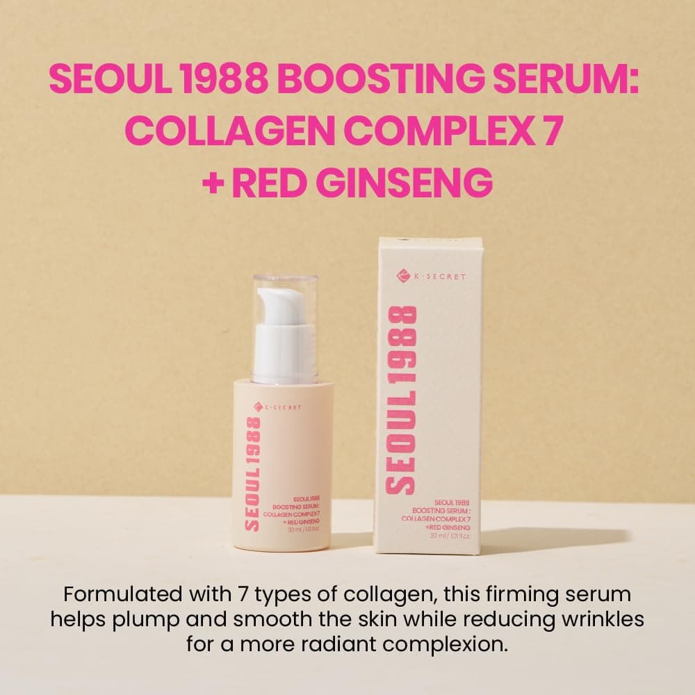 K SECRET SEOUL 1988 Boosting Serum : Collagen Complex 7 + Red Ginseng
