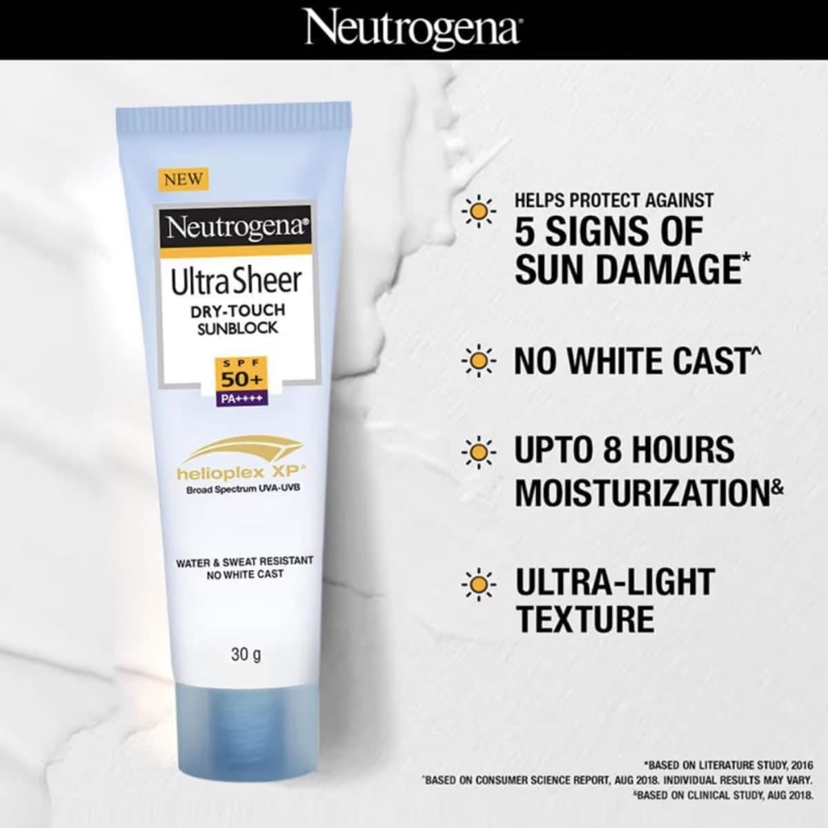 Neutrogena Ultra Sheer Dry-Touch Sunblock SPF50+
