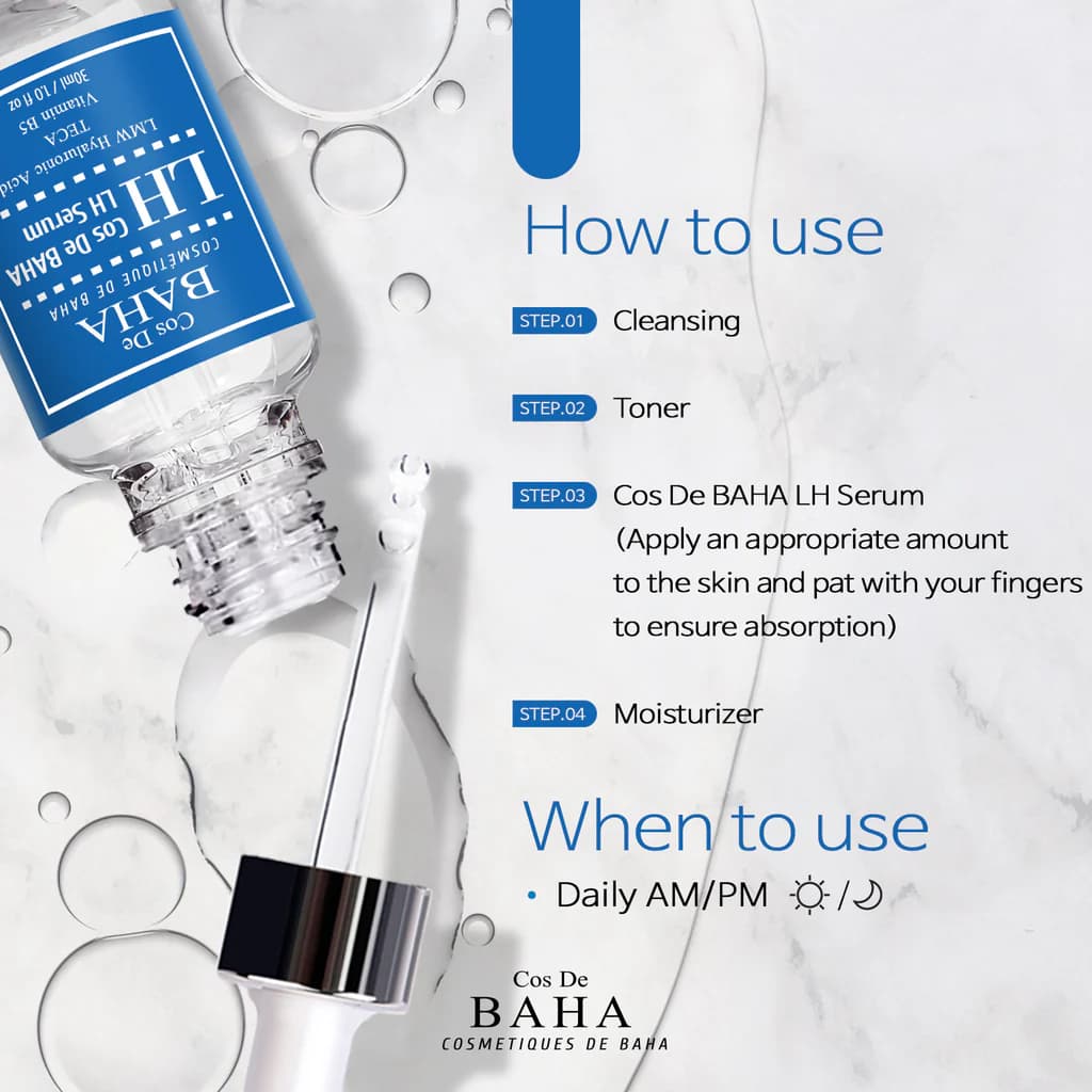 Cos De Baha LMW HA TECA Serum (LH) (Exp - Aug/2027)