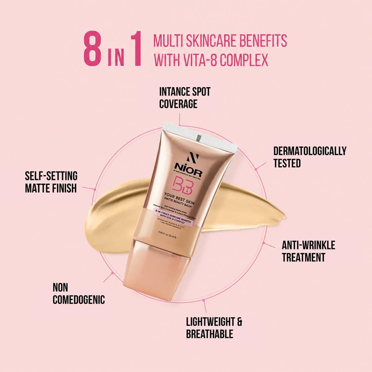 Nior BB Cream Your Best Skin Matte Beauty Balm