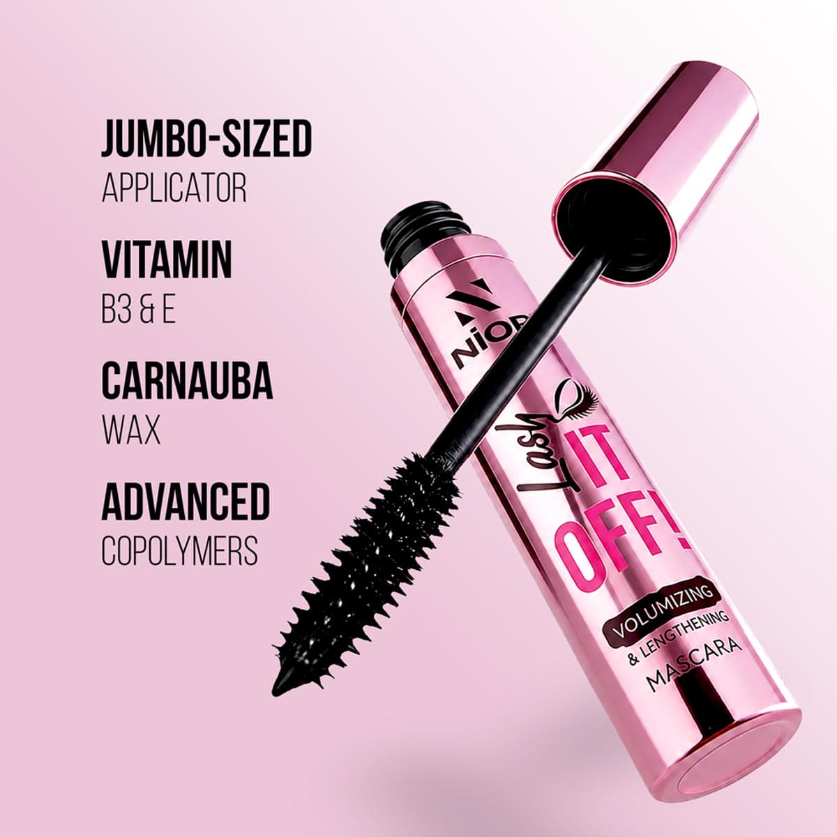 Nior Lash It Off Volumizing & Lengthening Mascara