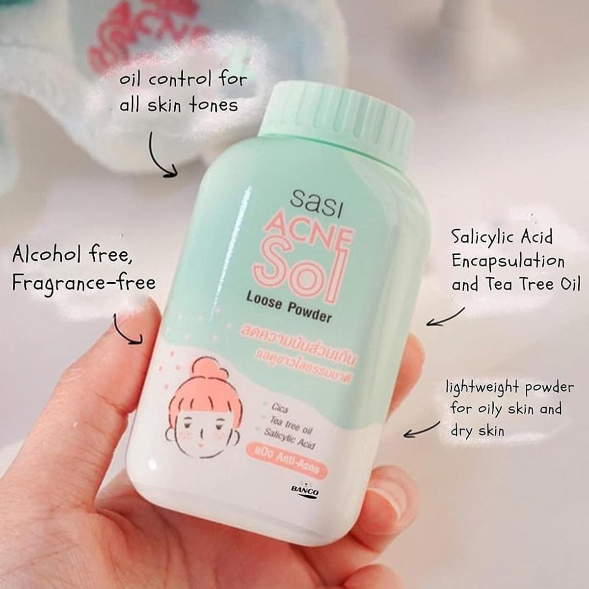 Sasi Acne Sol Loose Powder