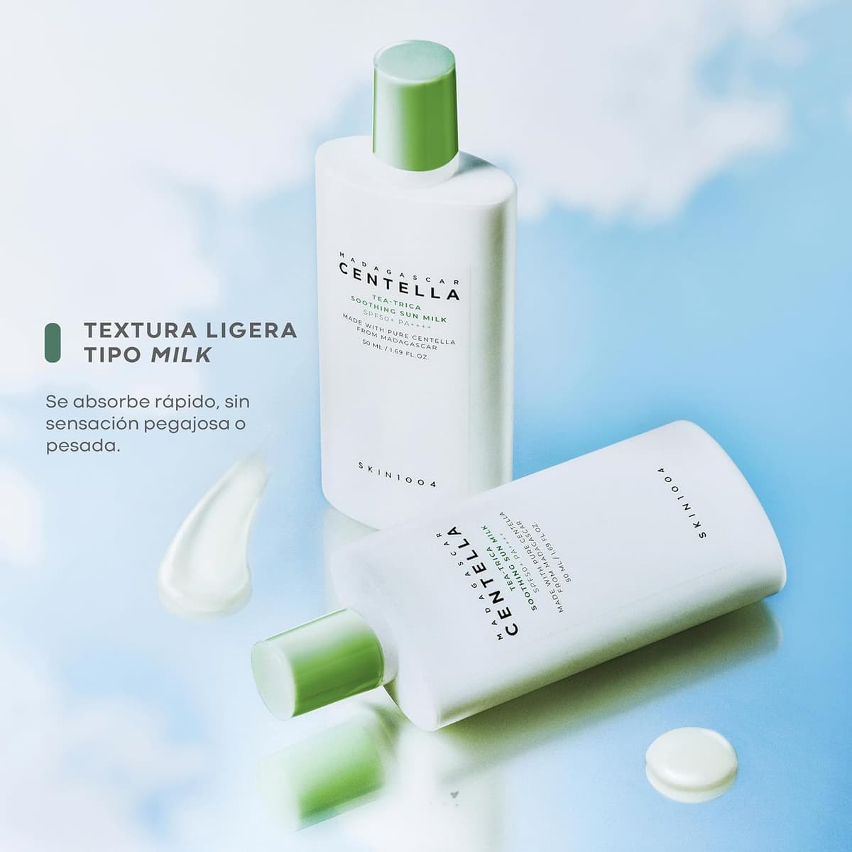 Skin1004 Tea-Trica Soothing Sun Milk SPF50+ PA++++ (Exp - Aug/2027)