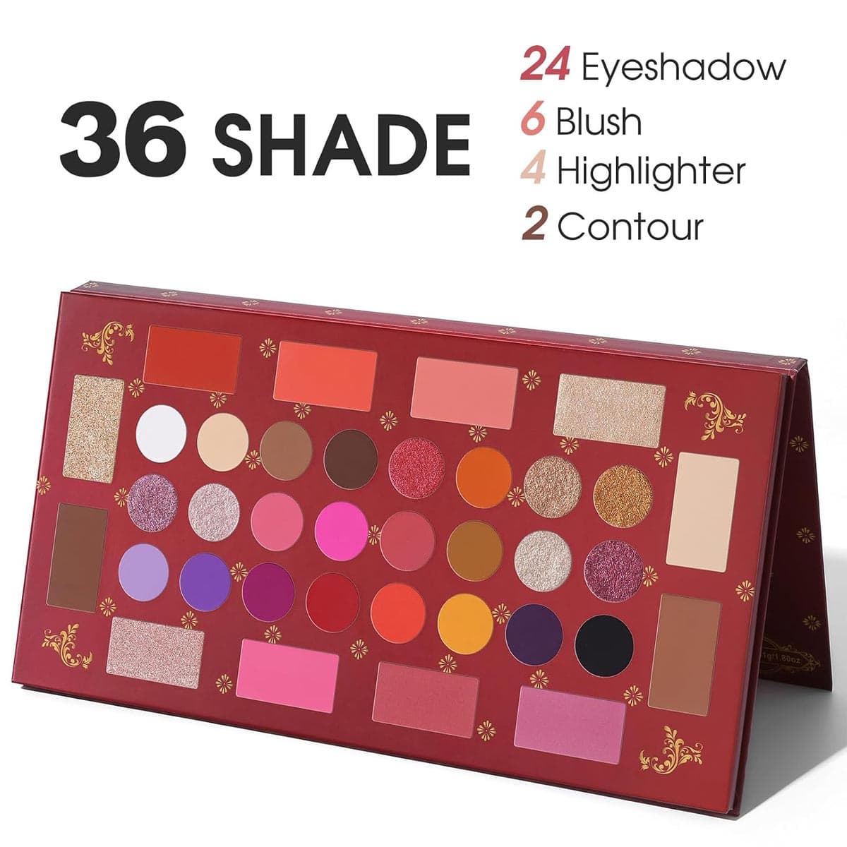 Ucanbe Wedding 36 Colors Eyeshadow Palette (EXP: 06/2027)