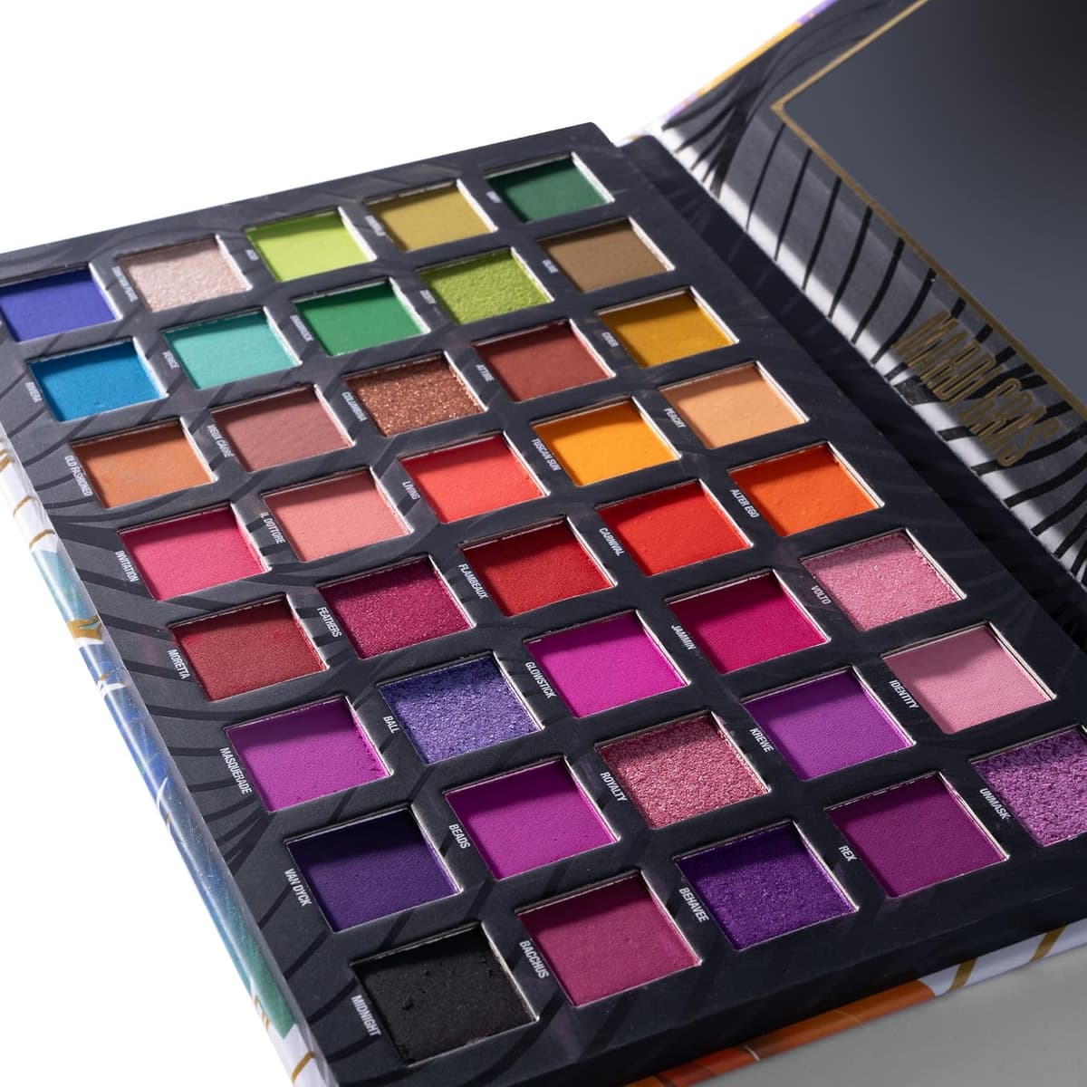 W7 Mardi Gras Pressed Pigment Palette (40 Shades)