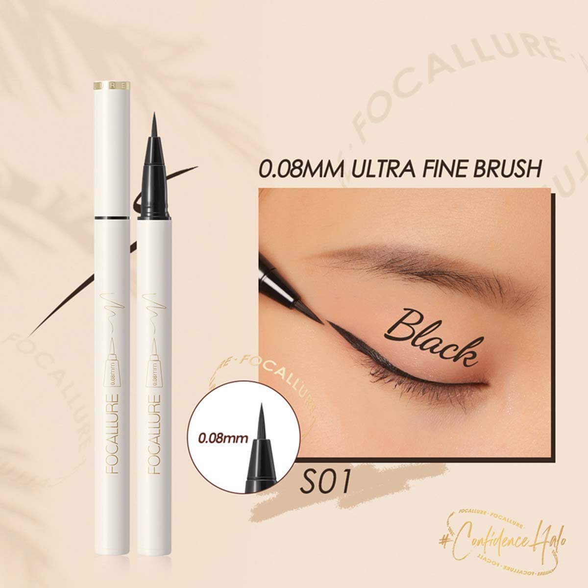 Focallure Lasting Waterproof Liquid Eyeliner FA200
