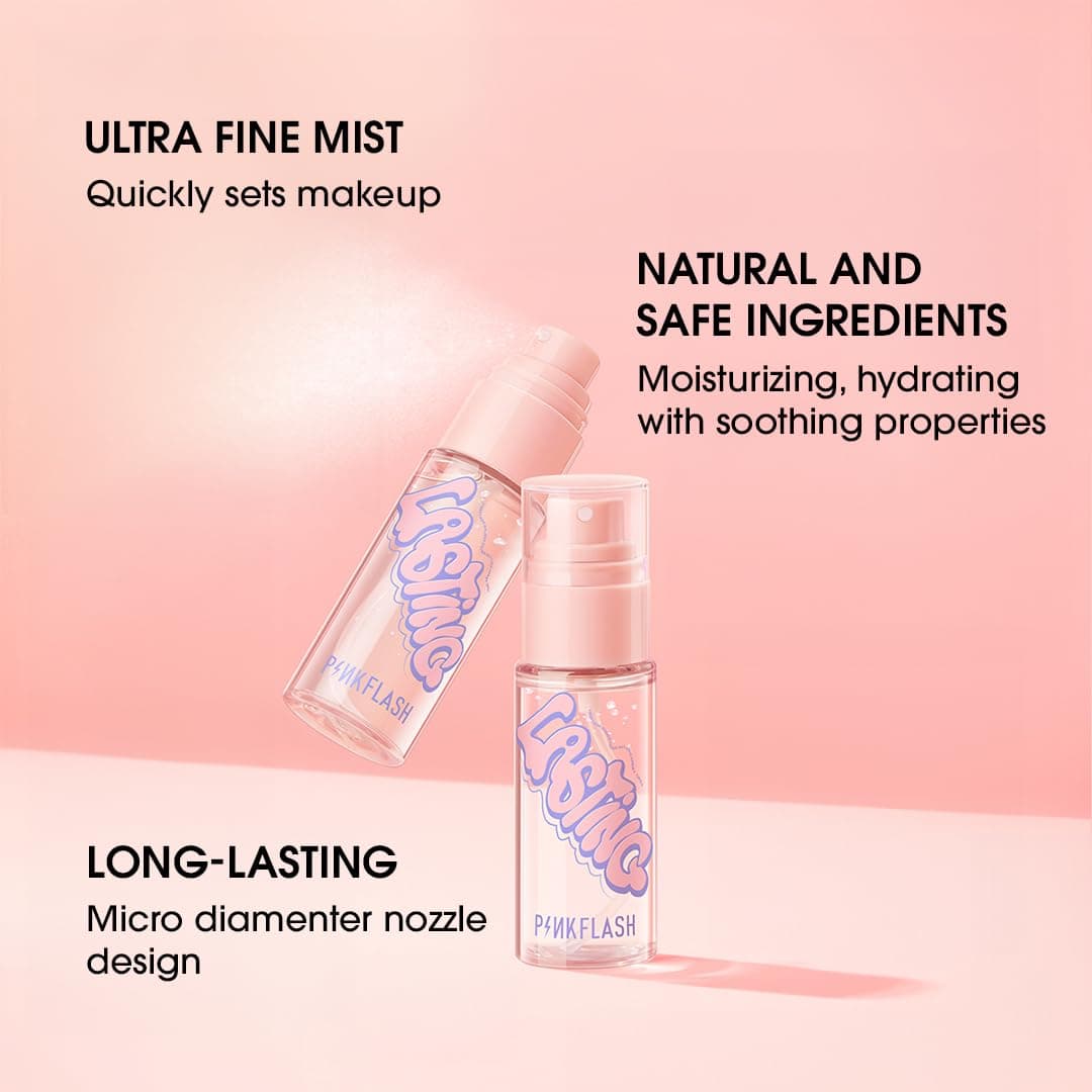 SP 01 Pink Flash Double Fixing Setting Spray