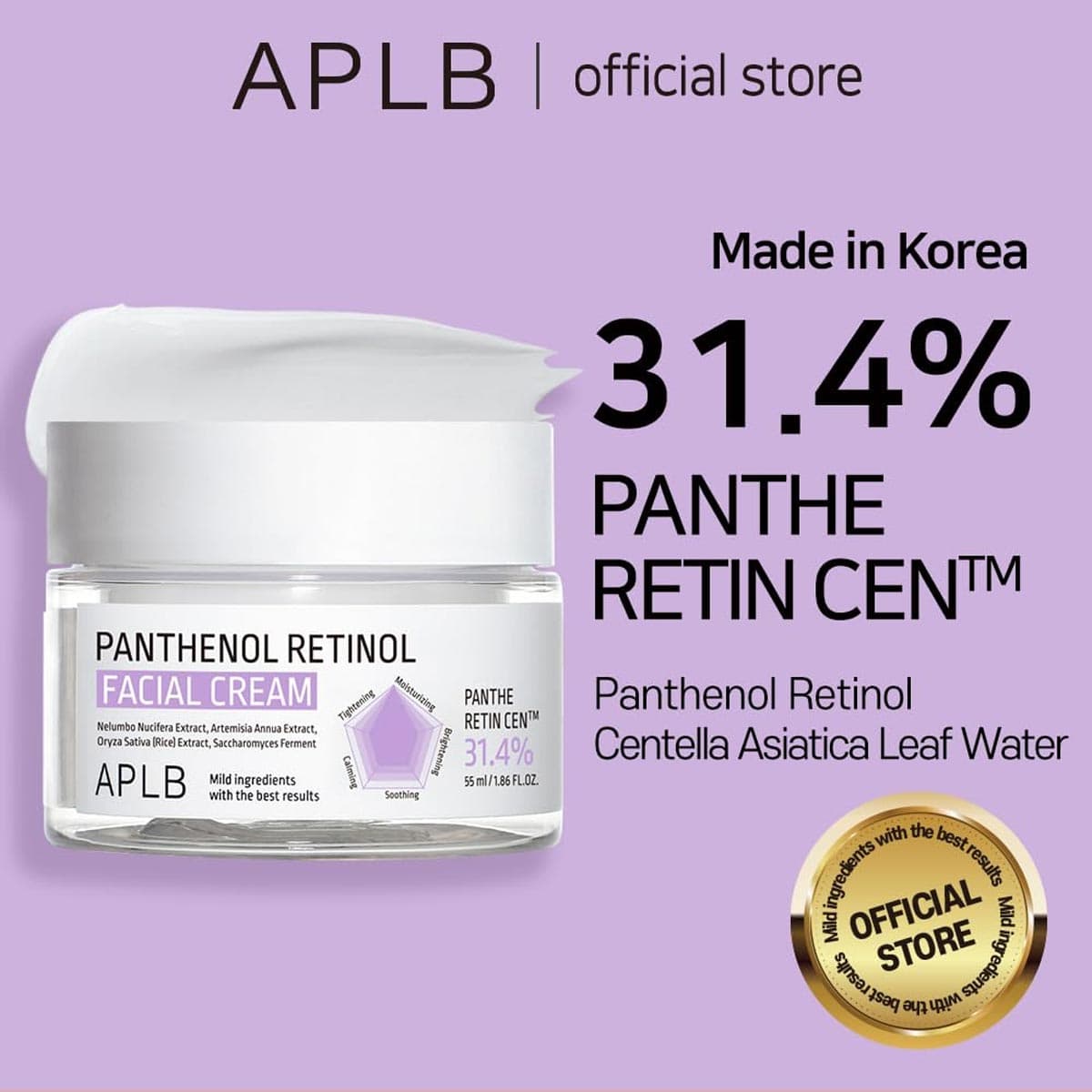 APLB Panthenol Retinol Facial Cream